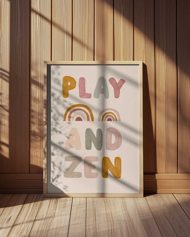 Play and Zen Juliste