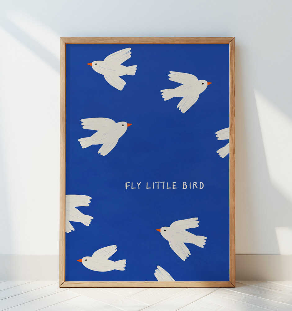 Lennä Pieni Lintu Juliste