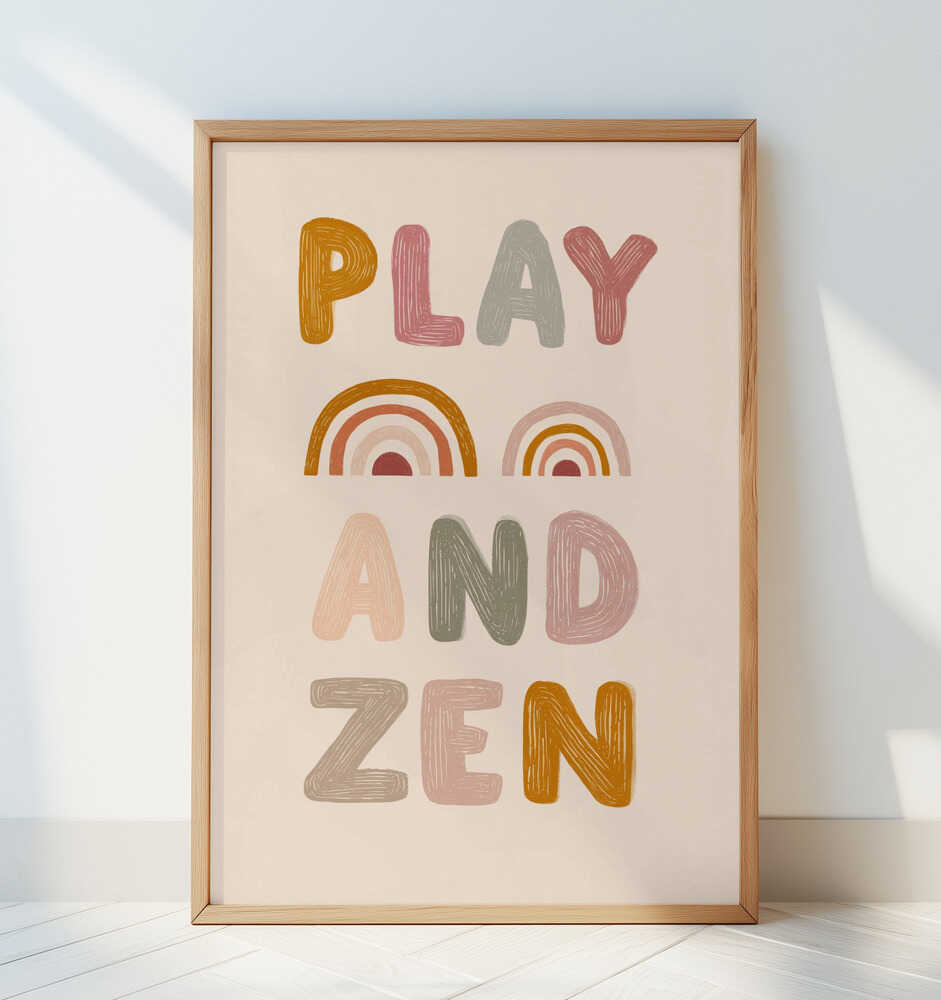 Play and Zen Juliste