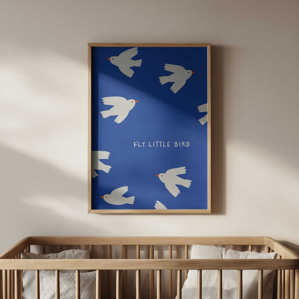 Lennä Pieni Lintu Juliste