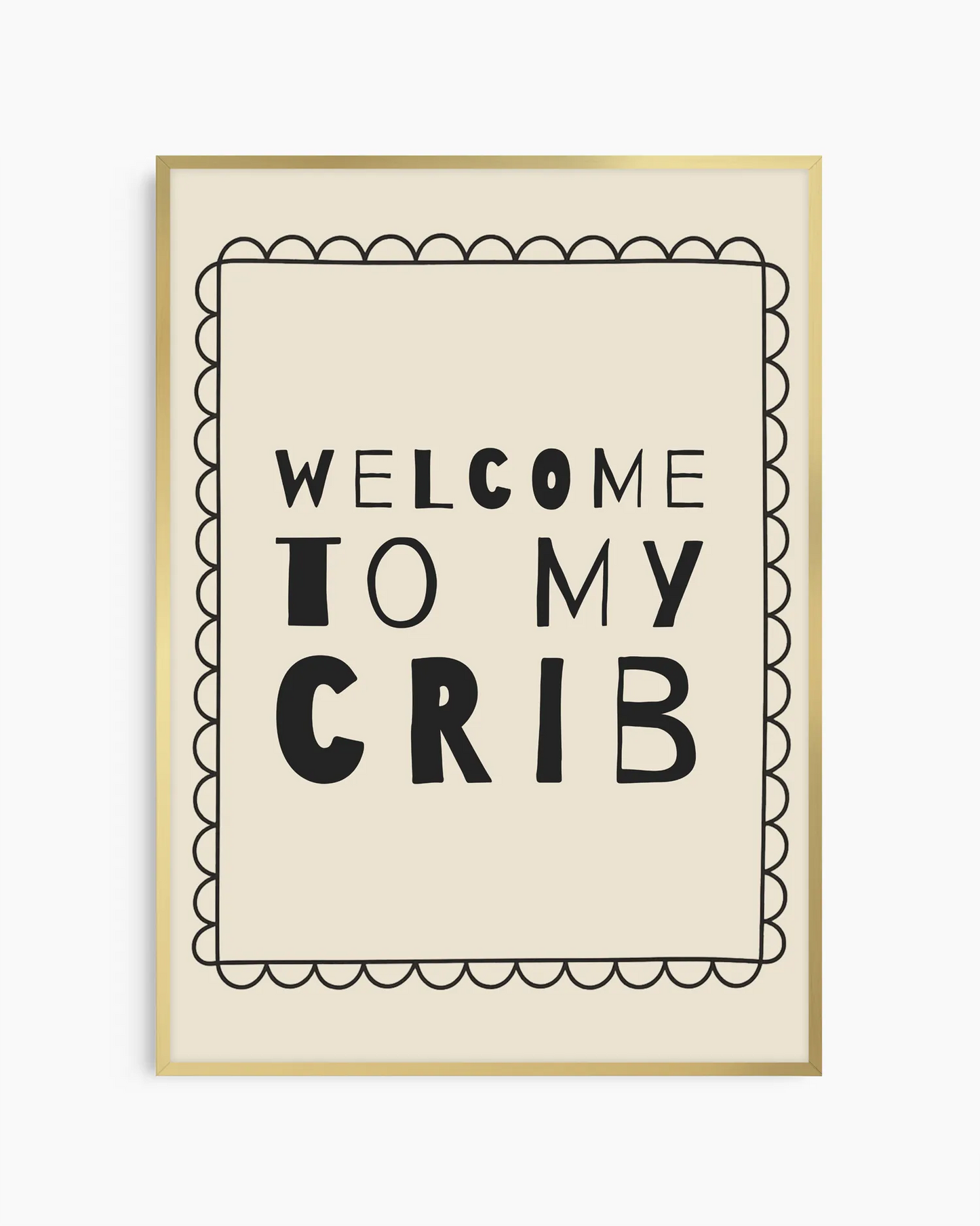 Mom, Mud & Monster Trucks Beige Juliste