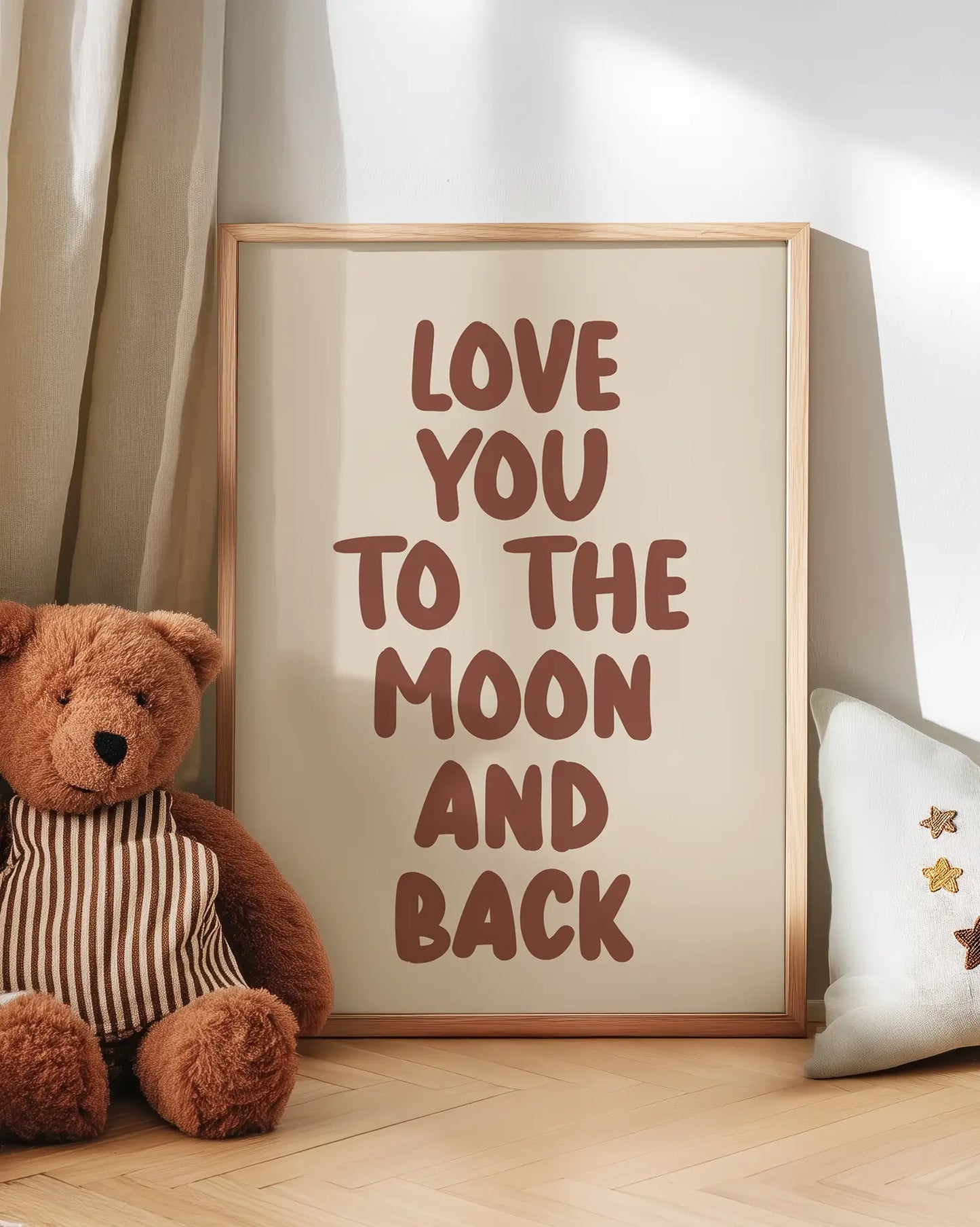 Love You To The Moon And Back Poster