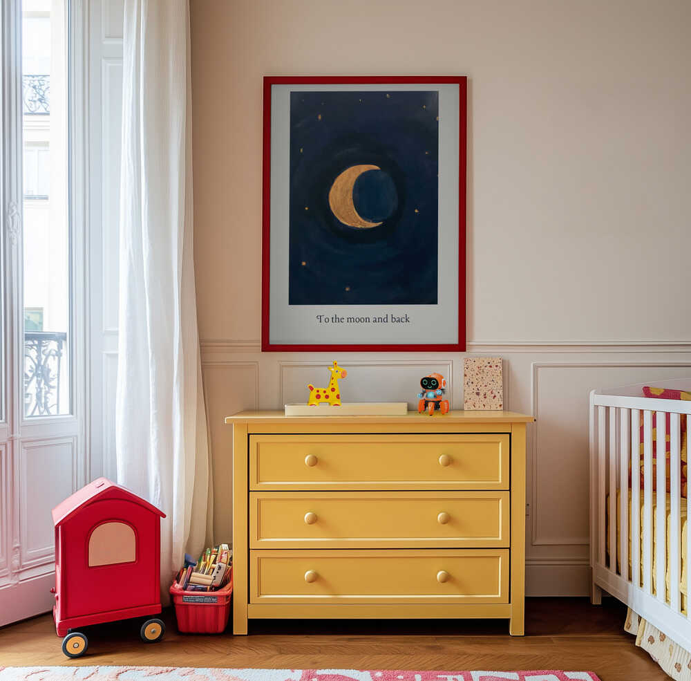 Kuuhun ja Takaisin Juliste