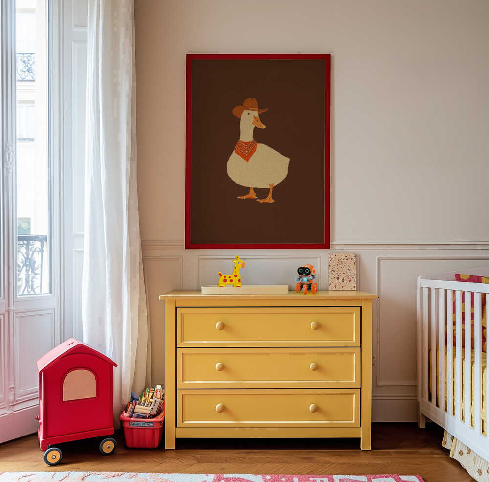 Bo cowboy-ankka Juliste