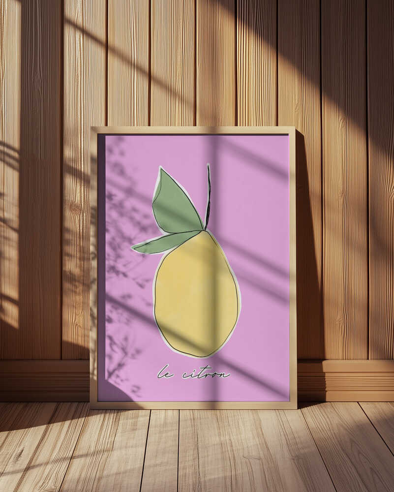 Le Citron Pink Juliste