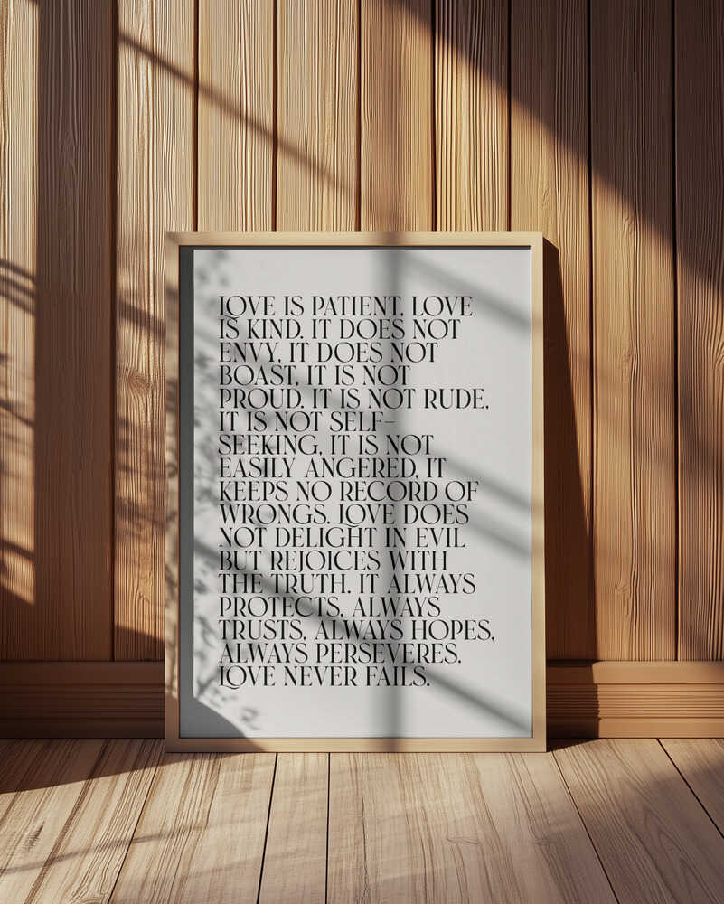 Rakkaus Ei Koskaan Petä Juliste