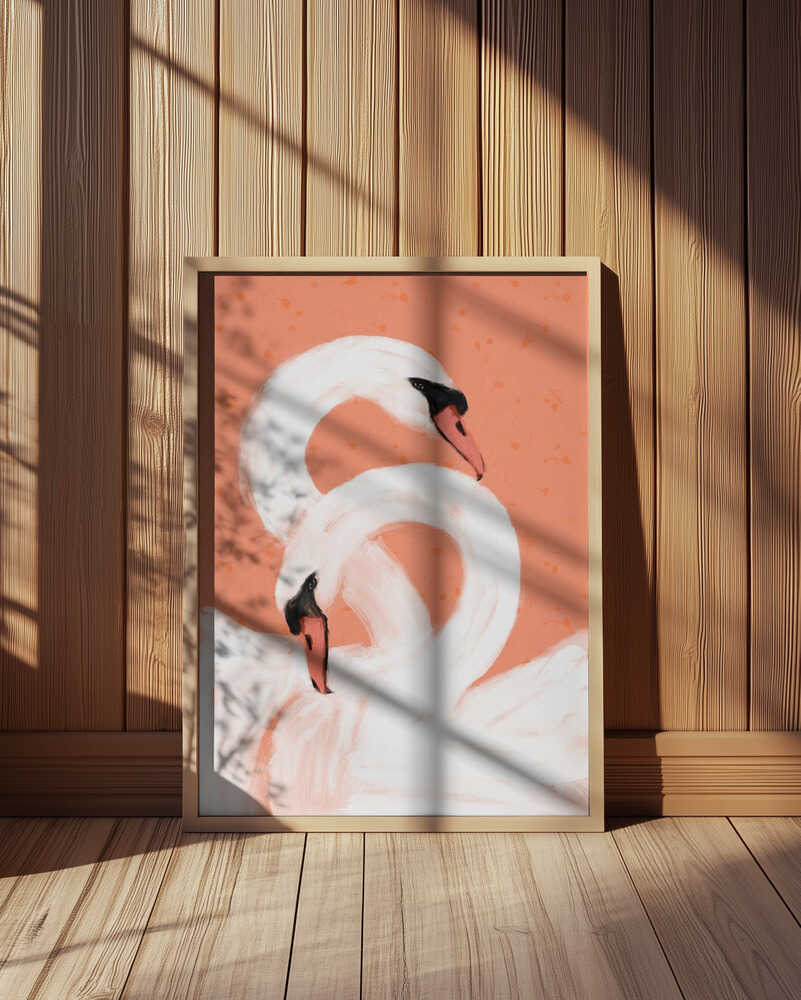 Elegantit joutsenet Juliste