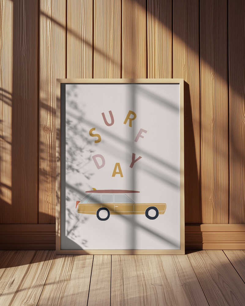 Retro Surfi-Tunnelma Juliste