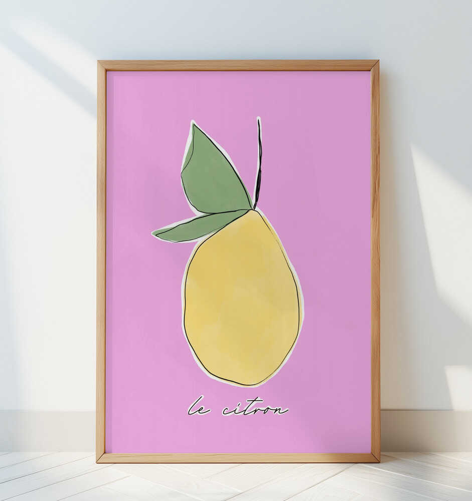 Le Citron Pink Juliste