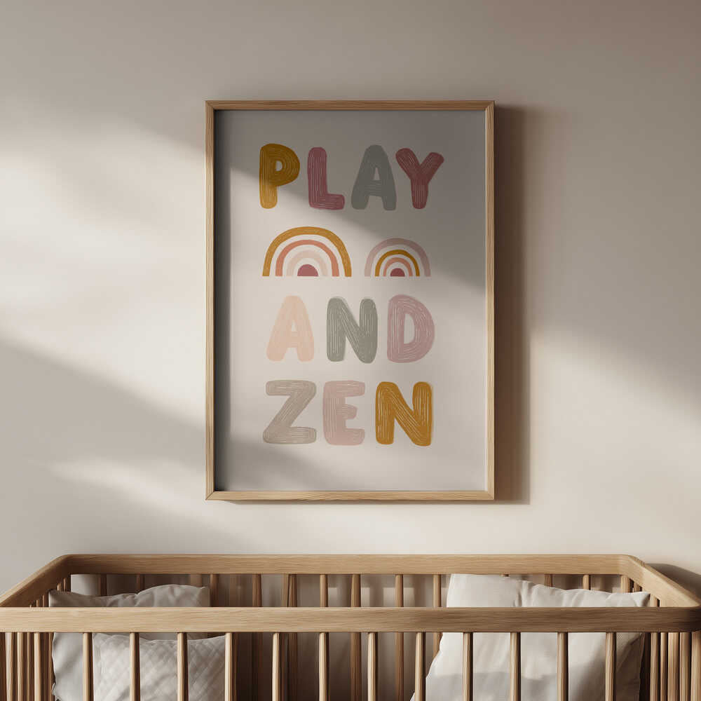 Play and Zen Juliste